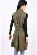 Women Vest Vero Moda Curve Bella Ivy Green